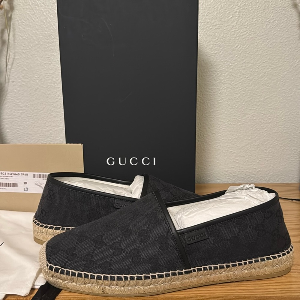 Gucci espadrille size 10.5 Men